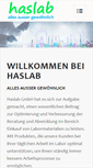Mobile Screenshot of haslab.ch